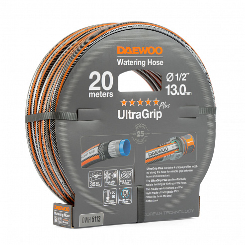 Шланг 1/2" (13мм) - 20м DAEWOO UltraGrip Plus DWH 5113_0